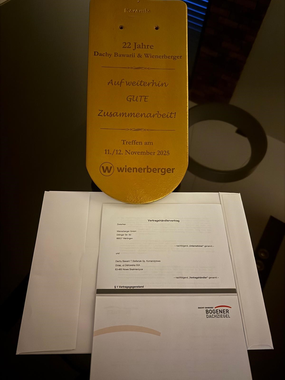 NOWA UMOWA Z WIENERBERGER DE